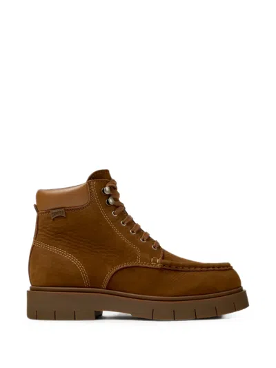 Camper Alaro Lace-up Boots In Brown