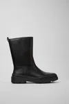Camper Brutus Trek Leather Ankle Boots In Black