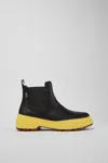 Camper Woman Ankle Boots Black Size 11 Soft Leather In Black