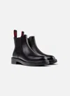 Camper Dean Elasticated-panel Pull-tab Chelsea Boots In Black