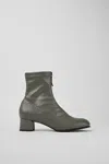 Camper Katie Zipped-up Ankle Boots In Grey