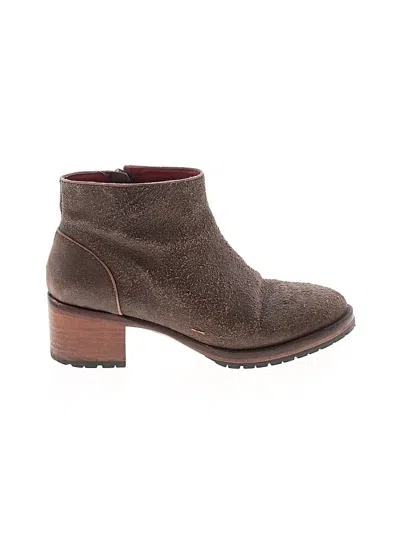 Pre-owned Camper Ankle Boots In Brown