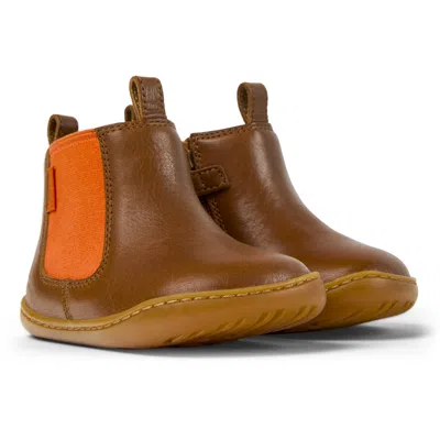 Camper Kids' Ankle Boots For In Brown