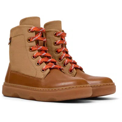 Camper Kids' Ankle Boots For In Brown