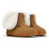 Camper Ankle Boots For First Walkers In Brown