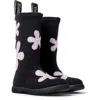 Camper Ankle Boots For Girls In Black,purple