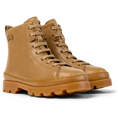 Camper Kids' Ankle Boots For Girls In Brown
