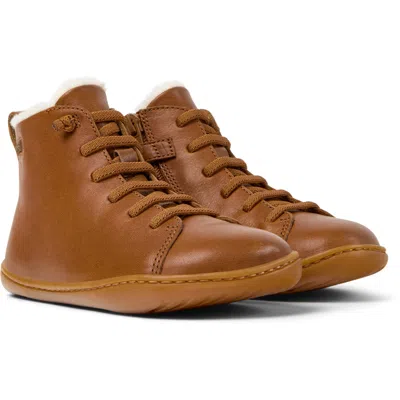 Camper Kids' Ankle Boots For Girls In Brown