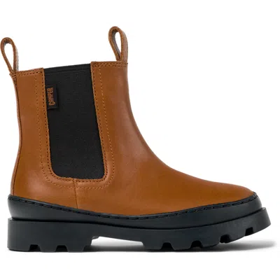 Camper Kids' Ankle Boots For Girls In Brown