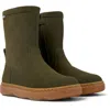 Camper Ankle Boots For Girls In Green