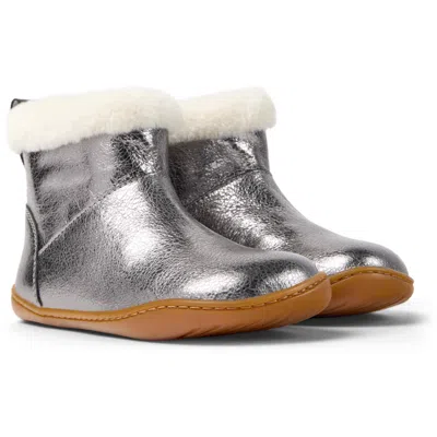 Camper Kids' Ankle Boots For Girls In Grey