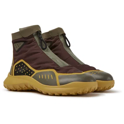 Camper Ankle Boots For Men In Brown Grey,brown,yellow