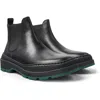 Camper Brutus Leather Ankle Boots In Black