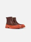 Camper Pix Chelsea Ankle Boots In Orange