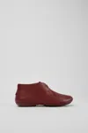 Camper Ankle Boots Women  Right- Burgundy In White