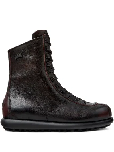 CAMPER ARIEL LACE-UP LEATHER BOOTS