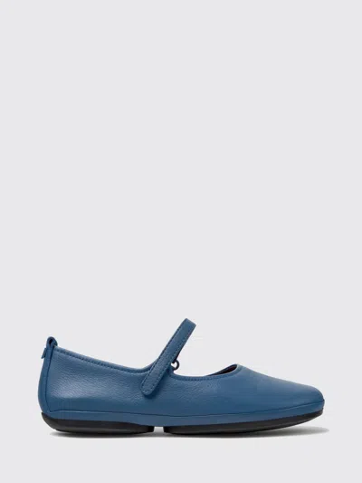 Camper Right Nina Mary Jane Flat In Blue