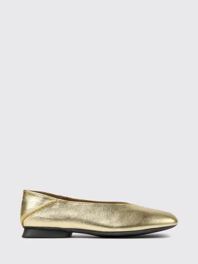Camper Ballet Flat Woman Color Yellow In Gold