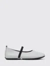 Camper Right Nina Elasticated Ballet Flats In White