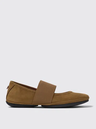 Camper Ballet Flats  Woman Color Brown