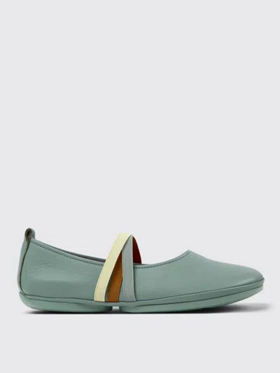 Camper Ballet Flats  Woman Color Green In Grün