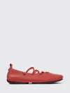 Camper Right Nina Leather Ballet Flats In Red