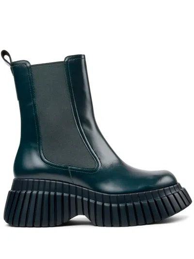 Camper Bcn Chelsea Boots In Green