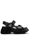 Camper Pix Bcn Platform Sandal In Black