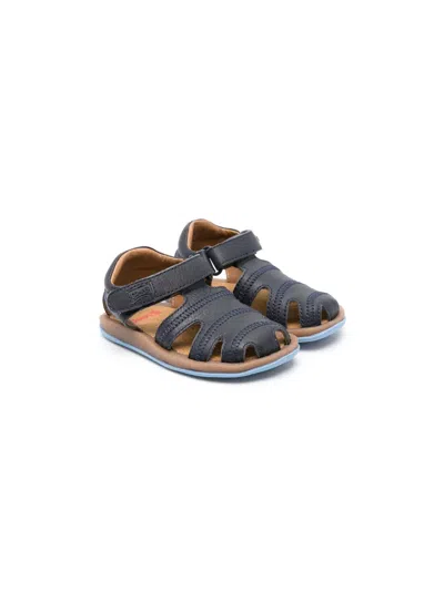 Camper Babies' Bicho Cut-out Leather Sandals In Blue