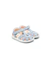 Camper Bicho Leather Sandals In Blue