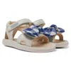 Camper Sandals For First Walkers In White,blue