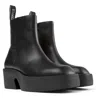 Camper Billie Leather Ankle Boots In Black