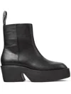 Camper Billie Leather Ankle Boots In Multi