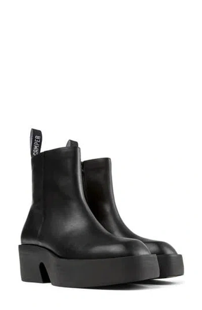 Camper Billie Platform Bootie In Black