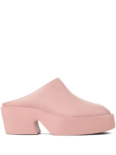 Camper Billie Plateau-mules In Pink