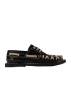 Camper Lab Eki Boat Shoe In Black