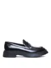 Camper Walden Leather Loafers In Black