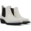 Camper Ankle Boots For Women In White Natural