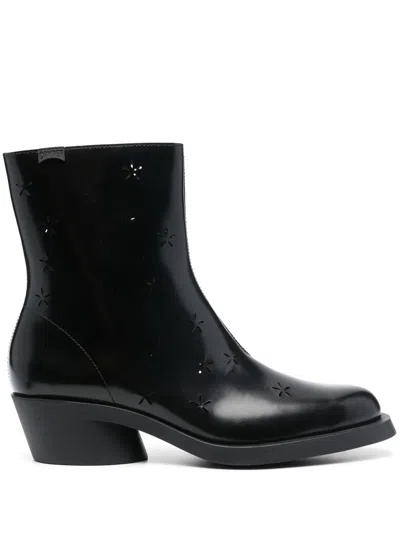 Camper Bonnie Cuban-heel Boots In Black