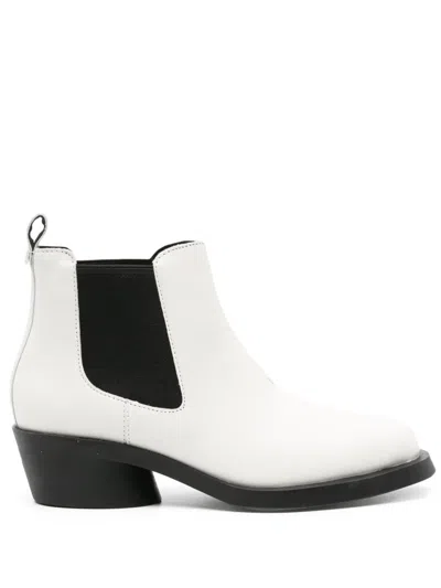 Camper Bonnie Leather Chelsea Boots In Neutrals