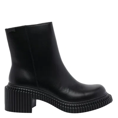 Camper 70mm Pix London Round-toe Boots In Black