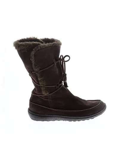 Pre-owned Camper Boots In Brown