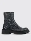 Camper Round Head Boots In Grau