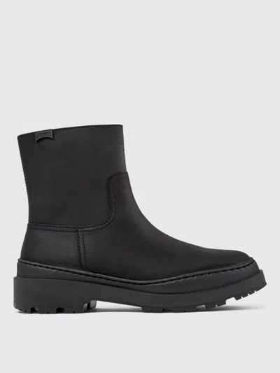 CAMPER FLAT ANKLE BOOTS CAMPER WOMAN COLOR BLACK,G00446002