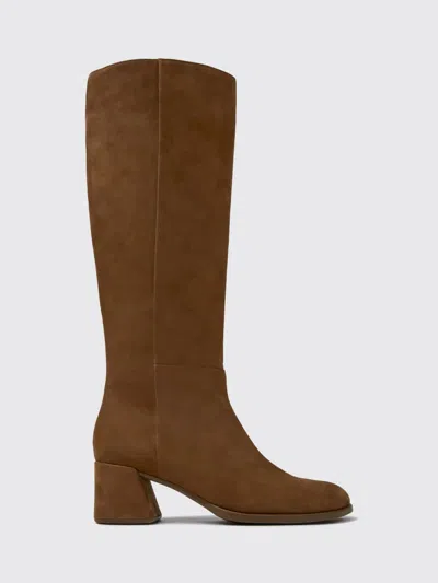 Camper Kora Nubuck Leather Boots In Brown