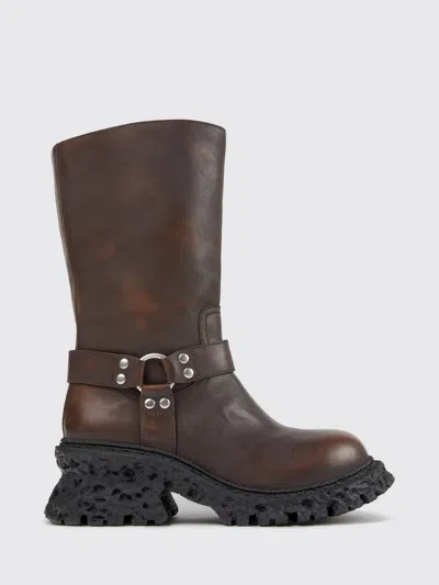 Camper Boots Woman Color Brown In Multi