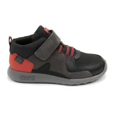 Camper Kids' Boy's Driftie Ankle Sneakers In Red In Black