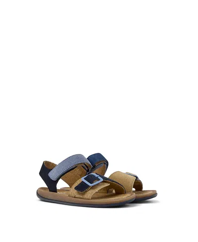 CAMPER BOYS' BICHO MISMATCHED LEATHER SANDALS - TODDLER, LITTLE KID, BIG KID