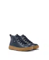 Camper Boys' Kiddo Leather Boots - Toddler, Little Kid, Big Kid In Blue
