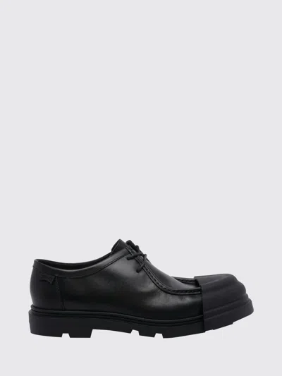 Camper Brogue Shoes Men Color Black In Animal Print